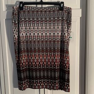 Rafaella Multi-colored Knee-length Full Skirt 🆕